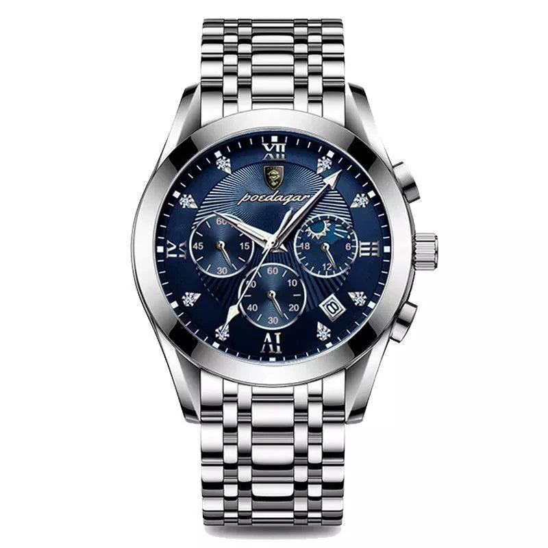 POEDAGAR Fashion Date Quartz Men Watches