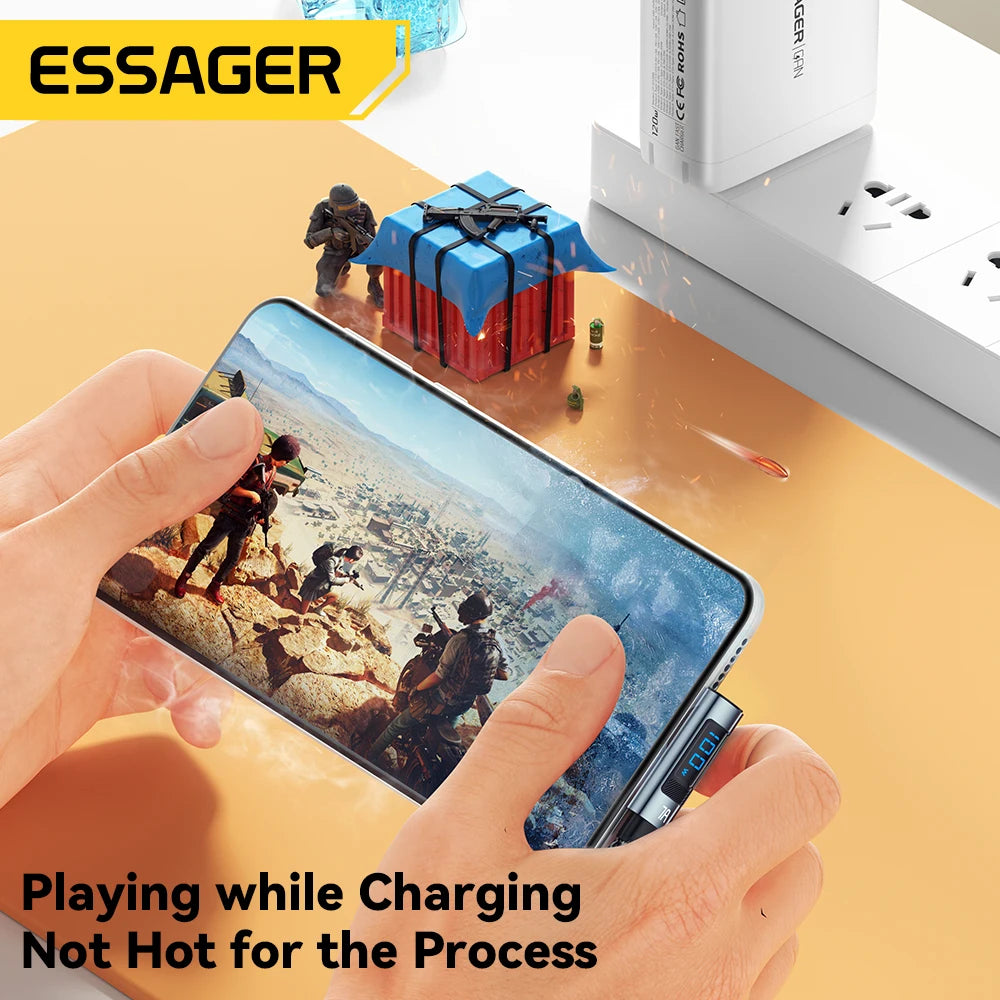 Essager 7A USB Type C Cable to USB C 100W PD Fast Charging